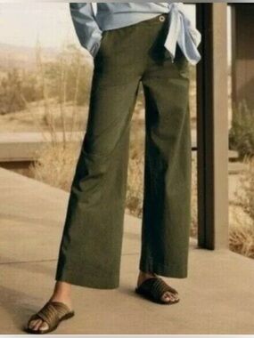 Theory Olive Trousers | 00